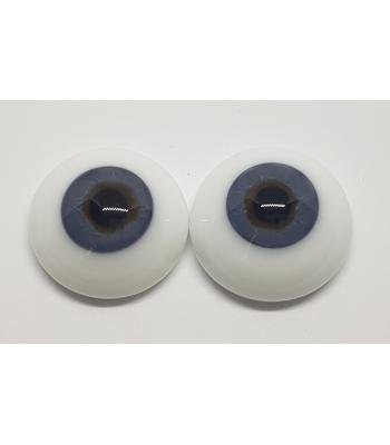 Prestige Solid Flat Back Eyes - Blue Grey