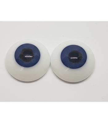 Prestige Solid Flat Back Eyes - Dark Blue