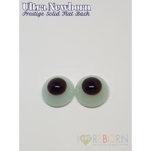 Ultra Newborn Prestige Solid Flat Back Eyes - Chocolate Brown Ultra Newborn Prestige Solid Flat Back Eyes - Chocolate Brown