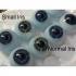 SMALL IRIS - Ultra Newborn Glass Eyes - Ash Green