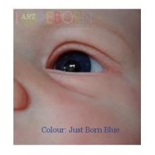SMALL IRIS - Ultra Newborn Glass Eyes - Just Born Blue