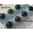 SMALL IRIS - Ultra Newborn Glass Eyes - Just Born Blue