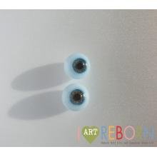  Ultra Newborn Prestige Solid Flat Back Eyes - TURQ Blue